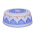 Embroidered Kufi Muslim Prayer Hat Islam Religious Hard Skull Cap Arabic Messianist Prayer Caps