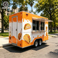 DOT VIN CE Factory Catering Trailer Stainless Steel Food Truck for Custom Festival Fast Mobile Kitchen Food Trailer