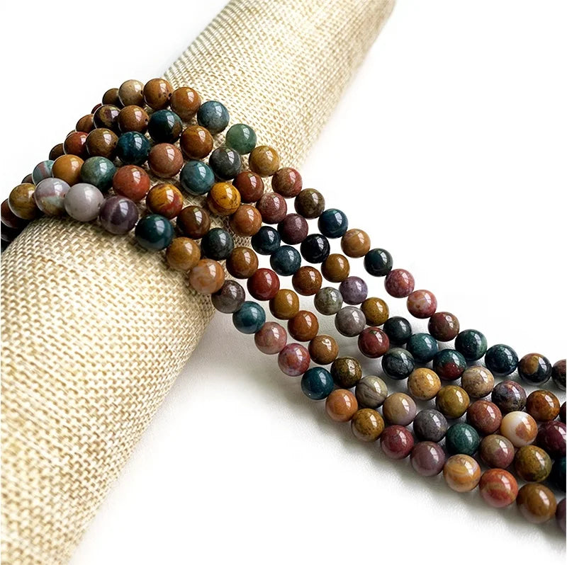 Marine Charms Wholesale Percian Jade Dresses Women Lady Elegant Natural Stone and Crystal Craft Loose Bead for Jewelry Making