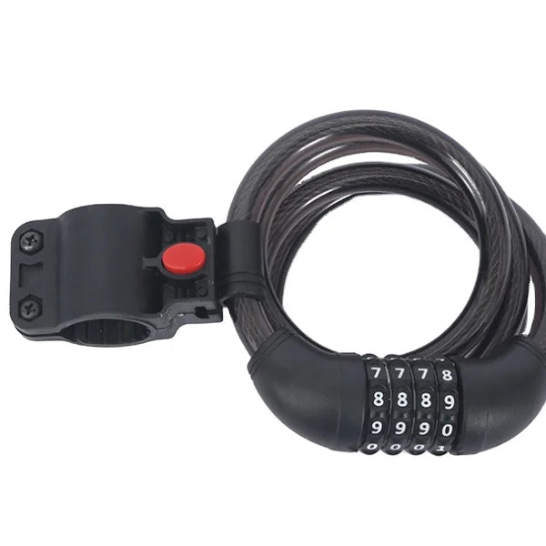 Wholesale Factory PVC Coating Steel Anti-scratch Folding Bike Lock Mountain Bike Chain with Foldable Feature Bicycle Cable Lock