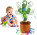 Dancing Cactus Toys Repeat What You Say Singing Cactus Toy Education Toys Electric Mimicking Cactus Plush Unisex USSE006 CN;GUA