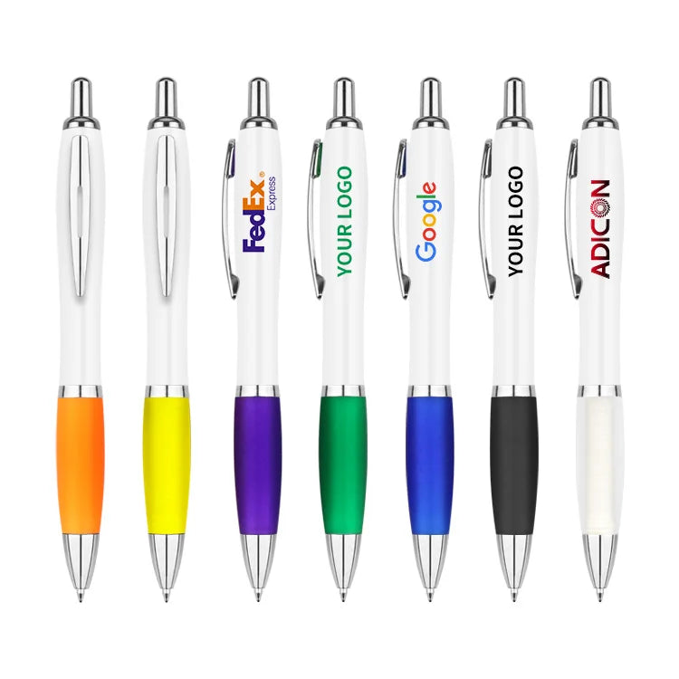 Global Market 1.0mm Writing Width Ballpoint Pen Business-Style Plastic Pen with Stylish Body for Gift