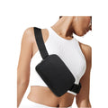 Custom Belt Bag Fanny Pack Polyester 1L Waterproof Unisex Waist Bag for Walking Yoga Sports with Zipper Closure Logo Trendy