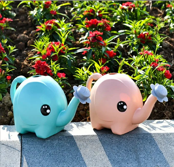 Bayonet Watering Pot Elephant Watering Pot Thickening Gardening Tools Plastic Sprinkler Pot Household Sprinkler Can