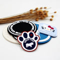 Custom Embossed Rubber Logo PVC Patches Badge Silicone Patch for Clothing Handbags Backpack