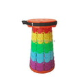Plastic Portable Retractabdle Stool Outdoor Camping Telescopic Stool Carton Box Living Room Modern Furniture