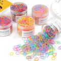 Kid Band Hot Sale Color Disposable Rubber Band Children Tie Rope Drum Hair Ring Headwear Elastic Rubber Bands