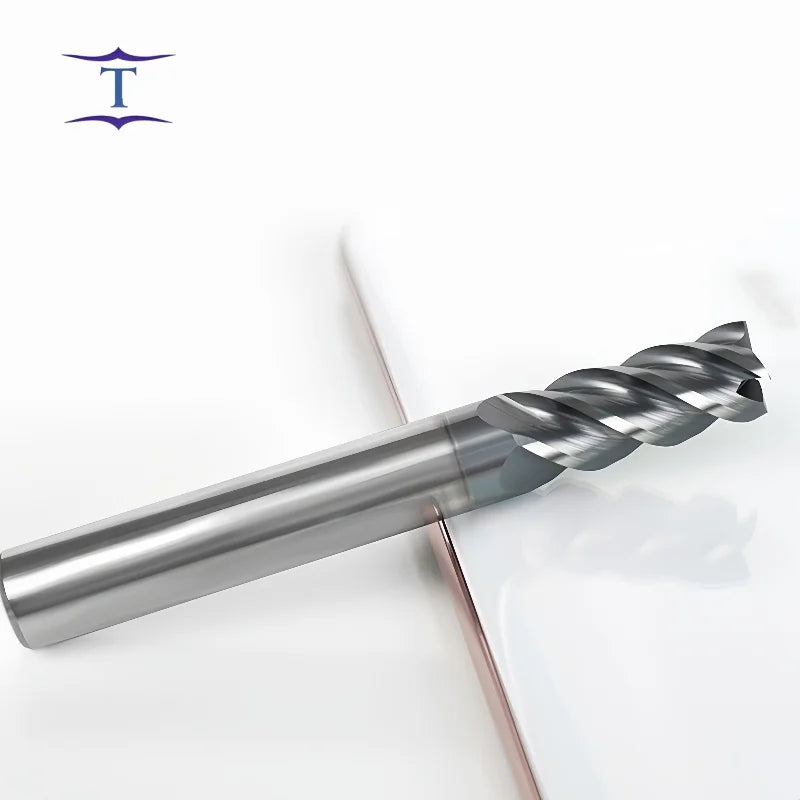 HRC55 Tungsten Cobalt Square Endmills 1.0-8.0mm SUS GE Square Endmills for Prehardened Stainless Steel Mould 4 Flutes OEM ODM
