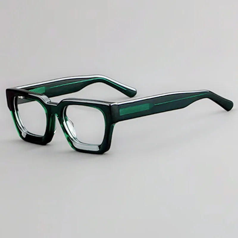 Custom Logo Vintage Women Universal Prescription Spectacles Frame Square Acetate Optical Glasses Frames Women