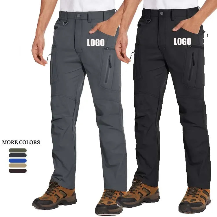 Men's Trousers OEM Factory Men's Quick Dry Pants Tactical Wear Outdoor Trousers Multi-pockets RipstopSummer Fishing Pants Male