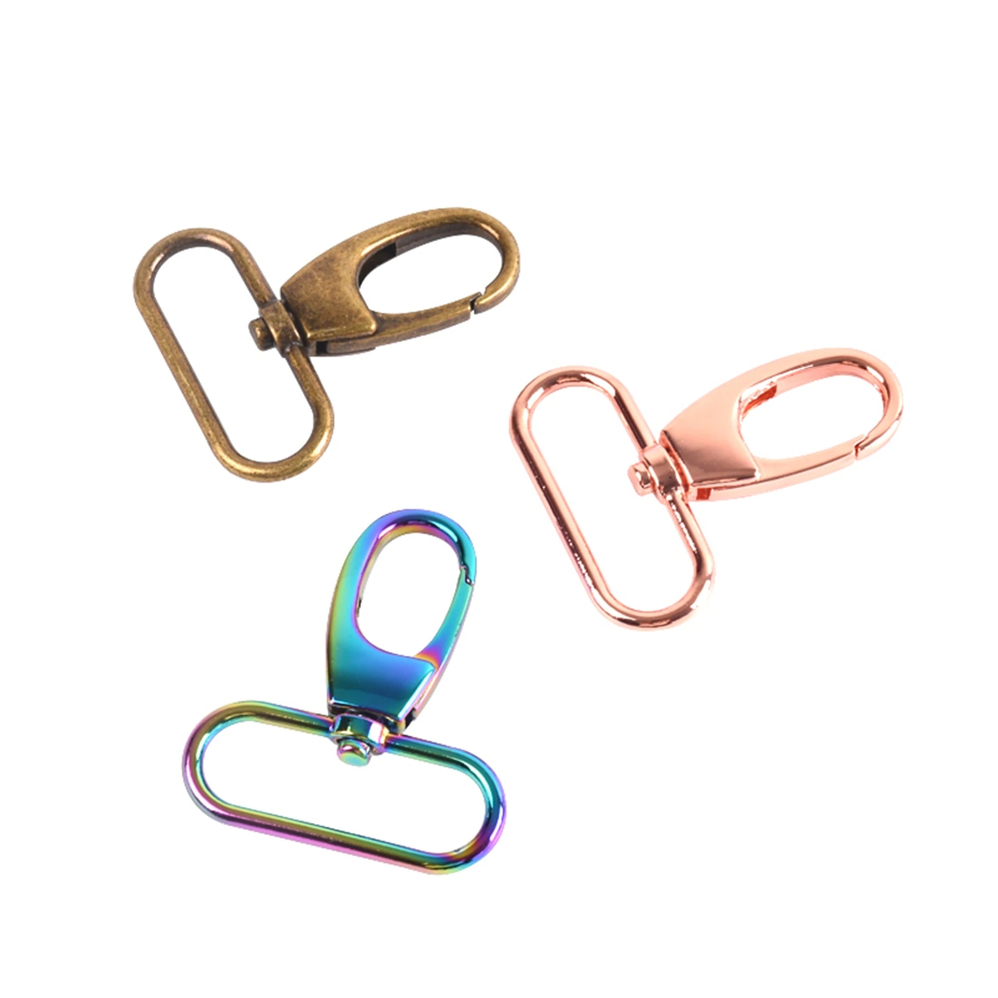 Durable Metal Snap Hook Swivel Lobster Hook Leather Plastic Dog Buckle Clasp Bag Strap Handbag Hardware Luggage Belts
