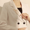 Fashion Inlaid Diamond Zinc Alloy Plating Brooches Tassel Pin Unisex Accessories for Women