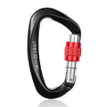 CLIWIZ Super Light Rust Free Aluminium Alloy 7075 25kN Snap Hook Auto Locking  Climbing Carabiner S7104B