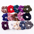 Korean Velvet Fluffy Scrunchies Cute Girls Scrunchy Hair Buns Band Fashion Soft Children Hair Ties Accessories MegaBDM