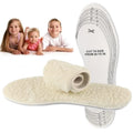 Hot Selling Winter Warm Insoles comfort Fleece Children Heated Shoe Inserts Thermal Latex Wool Insoles for Kids