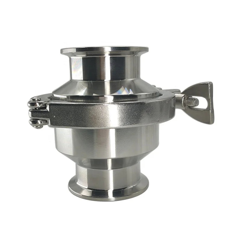 SS304 SS316L Food Grade Clamp Weld Check Valve Stainless Steel One Way Valve Spring Load Check Valve