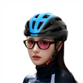 DEVIATE OEM/ODM High Quality Blue Black EPS+PC 245g Safety Protection Riding Cycling Helmet Model 037 Men Women Universal Sports