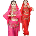 Women's Indian Belly Dance Bollywood Performance Harem Long Pants Costumes Set Favourite Wholesale Product