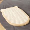 12mm Pine Wood Wall Mounted Cat Scratch Pad Portable Cardboard Cat Scratcher Cute Design Durable Sisal Mat