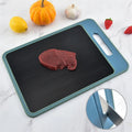 Thawing Chopping 2 in 1 Defrost Cutting and Covrting Aluminium Silicone Border Defrosting Meat Tray With Cutting Board