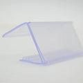 clear pvc sign holder Corrugated Shelf Support for supermarket