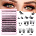 Wholesale 4D Volume Custom Handmade 1X1 China Individual Eyelash Segmented Lashes 4D Lash Cluster Eyelash Remover Synthetic Hair