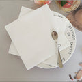 400mm Foldable Dinner Napkins Virgin Wood Pulp Paper 2-Ply Soft Premium Quality Serviettes Elegant Bag Style Customizable for