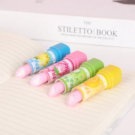 Creative Cartoons Lipstick Pencil Eraser Stationery Eraser Student Mini Eraser