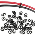 MUQZI Mountain Road Bicycle Hose Buckle S Shaped Bike Shift Brake Cable Buckle Cable Clips