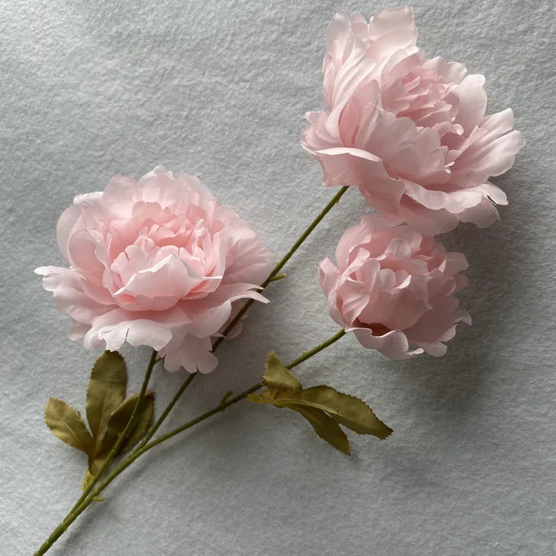 Wholesale  Cheap Flores Artificial Flowers Silk Purple Peonies for Wedding