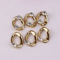 CCB Jewelry Buckle Large Color Gold with Diamond Shape Xuanseyameng Model 920 for Necklace Shoes Hair Bags Clothing Accessories