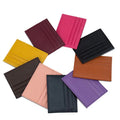 Hotsale in Stock Colorful Genuine Leather Card Holder Multipurpose Storage Purse