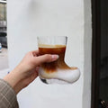 Hot Selling Cute Shoe Mug Glass Beer Mug American Style Portable for Milk Coffee & Cold Drinks Wind Boots Design