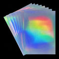 Printable A3 Vinyl Sticker Paper Full Sheets Holographic Adhesive Film A4 Size Inkjet Transparent Hologram Self Adhesive Paper