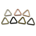 Triangle Spring Gate O Ring Openable Leather Bag Handbag Belt Strap Buckle Connect Keyring Pendant Key Chain Snap Clasp Clip