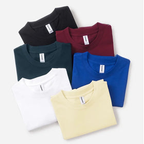 240 Gsm 100% Cotton Unisex Men Women 240gsm Solid Blank Crewneck Casual Short Sleeve T-shirt T Shirts T Shirt