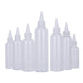 50/100/150/200 ML Empty Plastic Squeeze Applicator Bottle Liquid Refillable Cosmetic Container