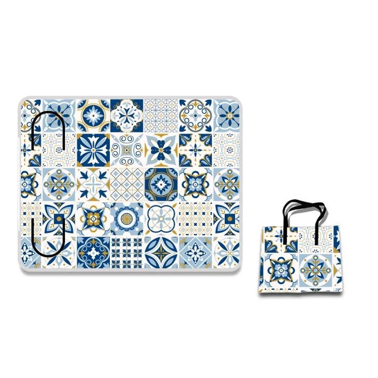 2025 New Arrival Outdoor Picnic Mat Waterproof Oxford Cloth Tote Bag Foldable Picnic Blanket with Zipper