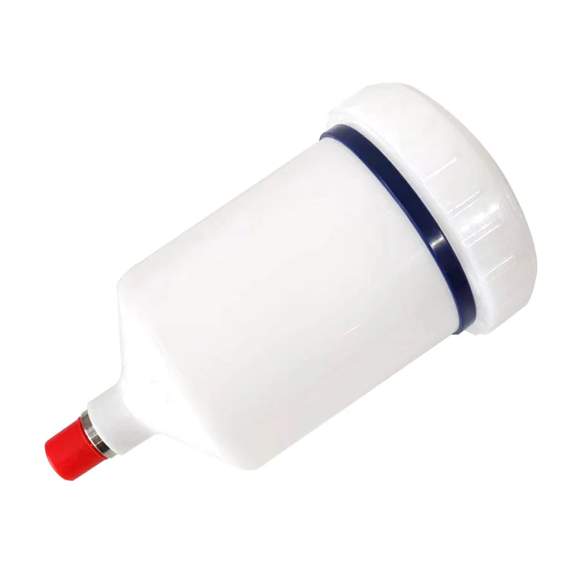 WARTE 600ml White Car Paint Spray Tool Accessories Top Pot PVC Material Gravity Feed OEM Customizable for Paint Gun