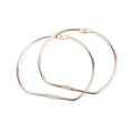 Factory Price 2 Inch D Shape Loose Leaf Ring Binder Clip Metal Screw Lock Book Ring in Stock
