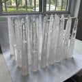 Natural Hand-carved Good Quality Healing Folk Crafts clear  Quartz Crystal Tower Points