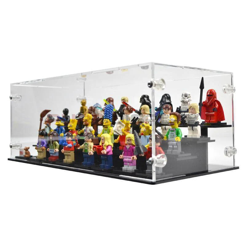 Custom Plastic Acrylic Mini Figure Display Box Assembled Display case for Wholesale