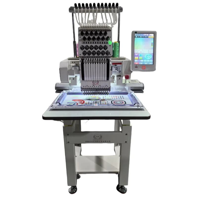 Single Head 12 Needles Embroidery Machine Dahao Embroidery Embroidery Making Machine