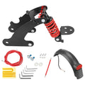 V2 Rear Suspension with Mudguard and Back Lamp for Xiaomi Pro Pro2 Electric Scooter Updated Version Rear Shock Absorber