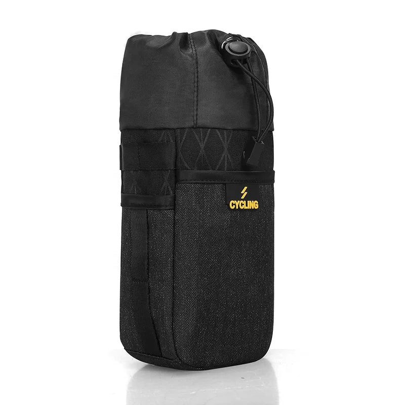 Waterproof Bicycle Handlebar Frame Storage Bag with Water Bottle Holder Outdoor Sports Accessories