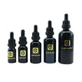 Body Oil Dropper Bottle 5ml 10ml 15ml 20ml 30ml 50ml 100ml Black Glass Hair Oil Bottle with Dropper  Lid
