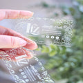 Small Size Clear Laser Cut Acrylic Wedding Invitations Unique Business Name Card Guests Access Cards for Opening Ceremony