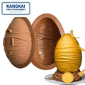 OEM Baking Supplier INS Style Cake Decorating Accessories Easter Dinosaur Egg Silicone Chocolate Mousse Mould