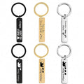 Wholesale Custom Keyring Stainless Steel Mama Bear Keychain Mother Mom Gift I love You Metal Key Chains Teddy Bear Mama Keychain