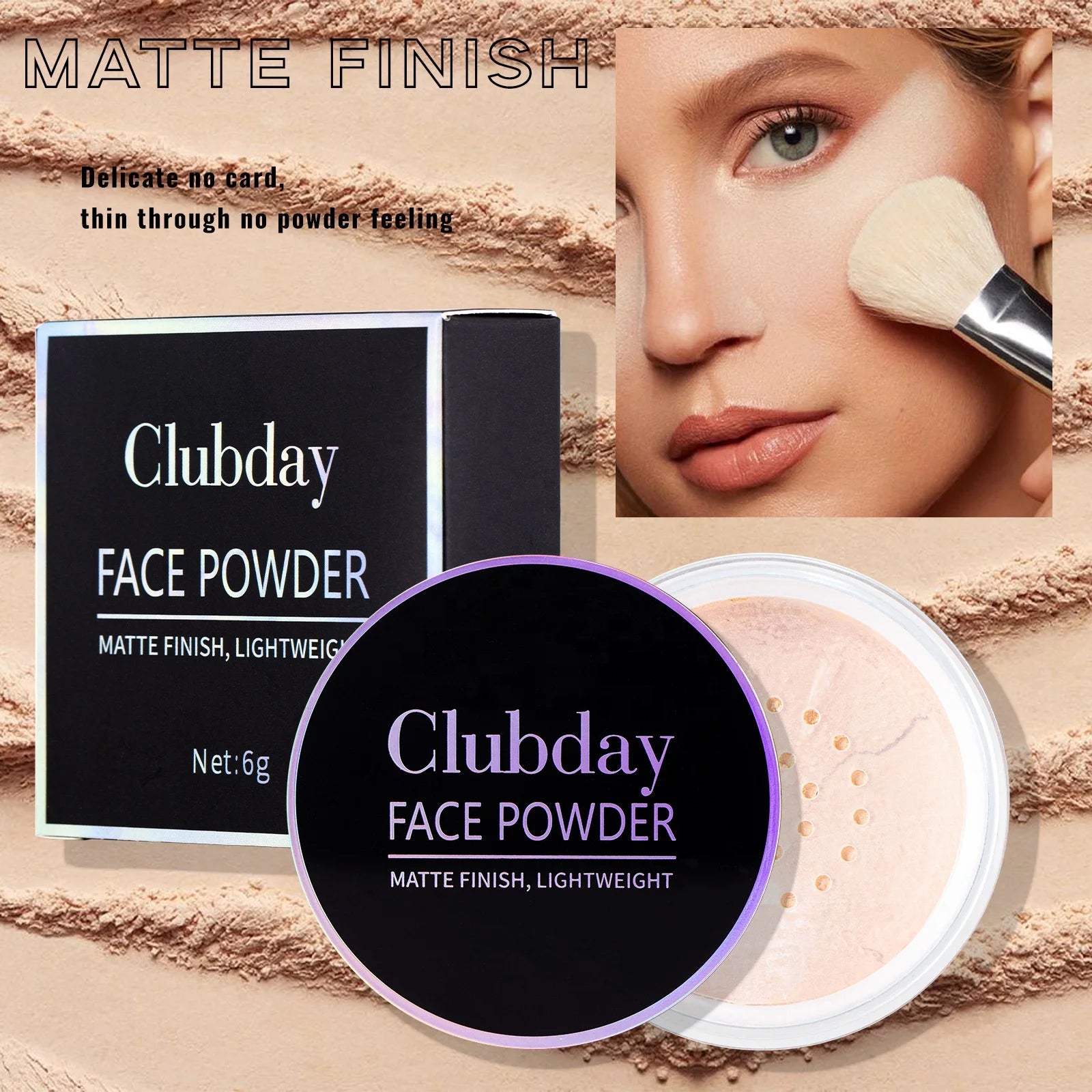 Wholesale Makeup Matte Oil Control Setting Powder Long Lasting Loose Powder Face Concealer Finish Setting Powder